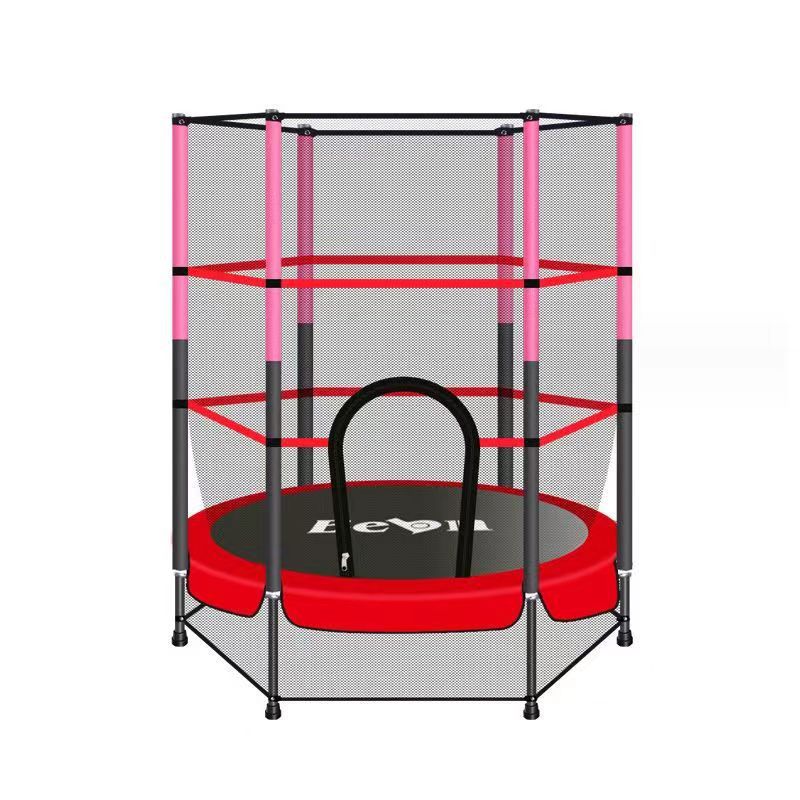 Trampolín hogar niños interior niños bebés niños pequeños cama de salto cama de frotamiento familia pequeña red cama de rebote