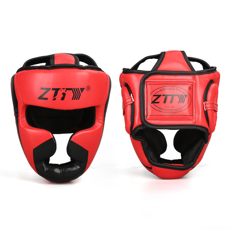 ZTTY Boxing Head Protector al por mayor Fighting Head Protector de cara de mono Fighting Sanda Training Casco engrosado