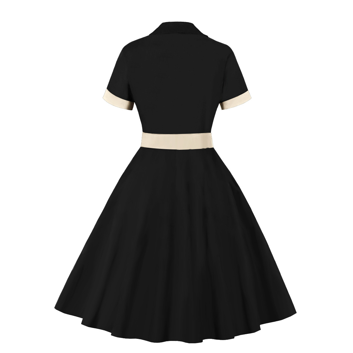 Retro British Plaid Dress Style 4