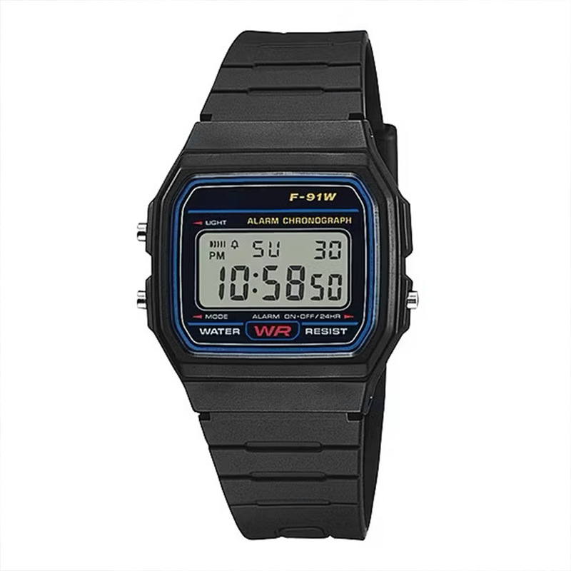 Cross-Border Foreign Trade Square Electronic Watch with Luminous Function for Students and Teenagers, Multifunctional Electronic Watch Manufacturer, Live Streaming and Dropshipping