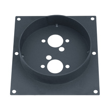 B款黑色安装铁板驻车加热器通用型保护固定安装支架平板带圈配件