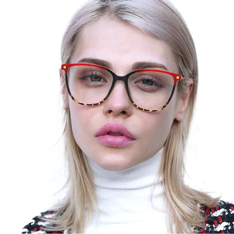 92151 moda TR90 cómodo anti-azul gafas de luz personalidad mi uñas primavera pierna Marco de las mujeres gafas de miopía