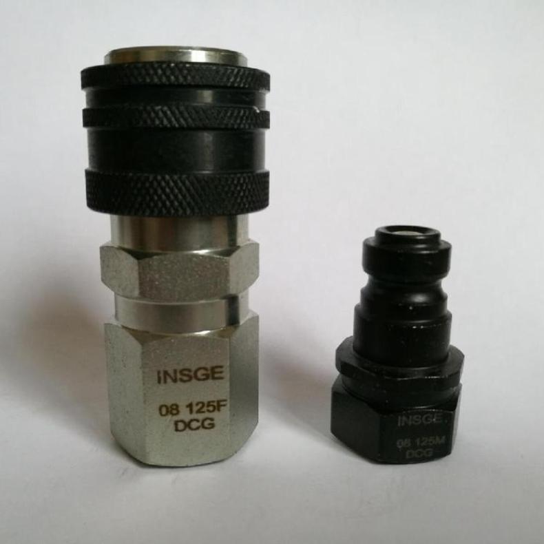 150MPA Hydraulic Quick Coupler Oil Pressure Plug-in INSGE High Pressure Hose Manual Pump Connection