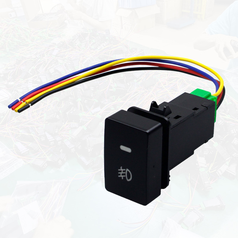 Automóvil reformado faro de niebla interruptor de control central registrador de radar puerta trasera botón de marcha atrás para Honda Fit