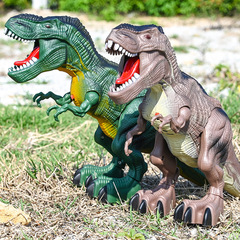 Electric Simulation Dinosaur Walking and Making Sounds, Tyrannosaurus Rex Animal Model, Children's Toy, Wholesale, 3-6 Years Old, Cross-border