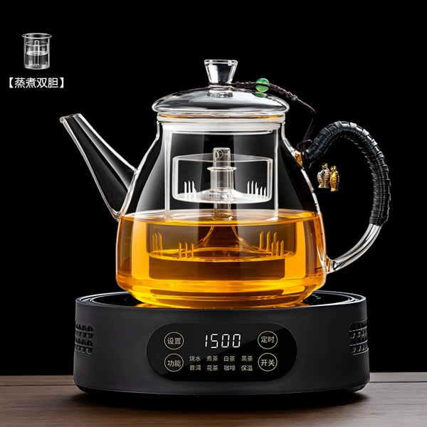 Upgraded black stove + Zen Xiangling Pot B (steaming double bladder) 1300ML.