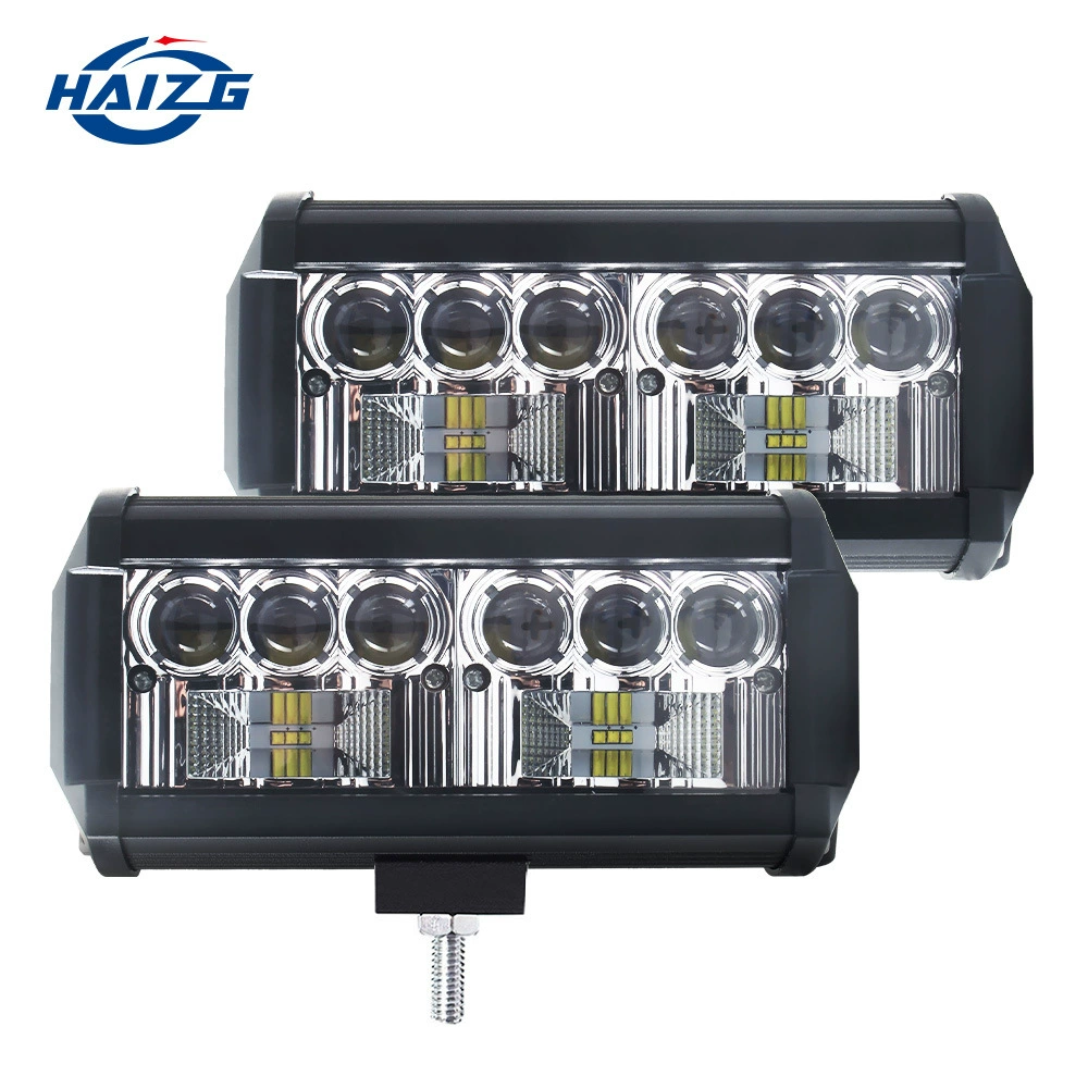 HAIZG Новый Автомобильный светодиодный рабочий свет 7 дюймов 48WLED лента объектив прожектор внедорожник модифицированные Автомобильные фары