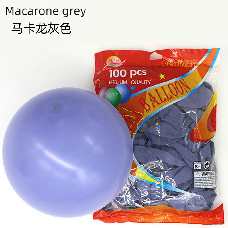 Globos de látex de macarrón de 12 pulgadas al por mayor, decoración para bodas, decoración personalizada para fiestas de cumpleaños, conjunto de decoración para aniversarios.
