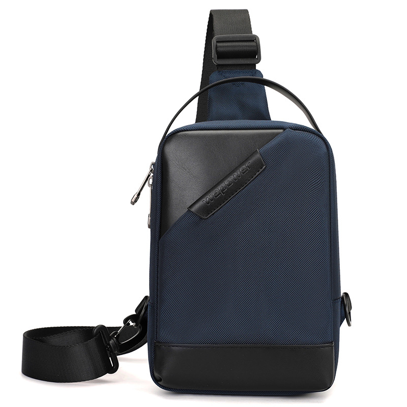 WEPOWER nuevo tipo de bolso de mano de hombre, bolso de hombro de moda, bolso de pecho casual multifuncional a prueba de derrames