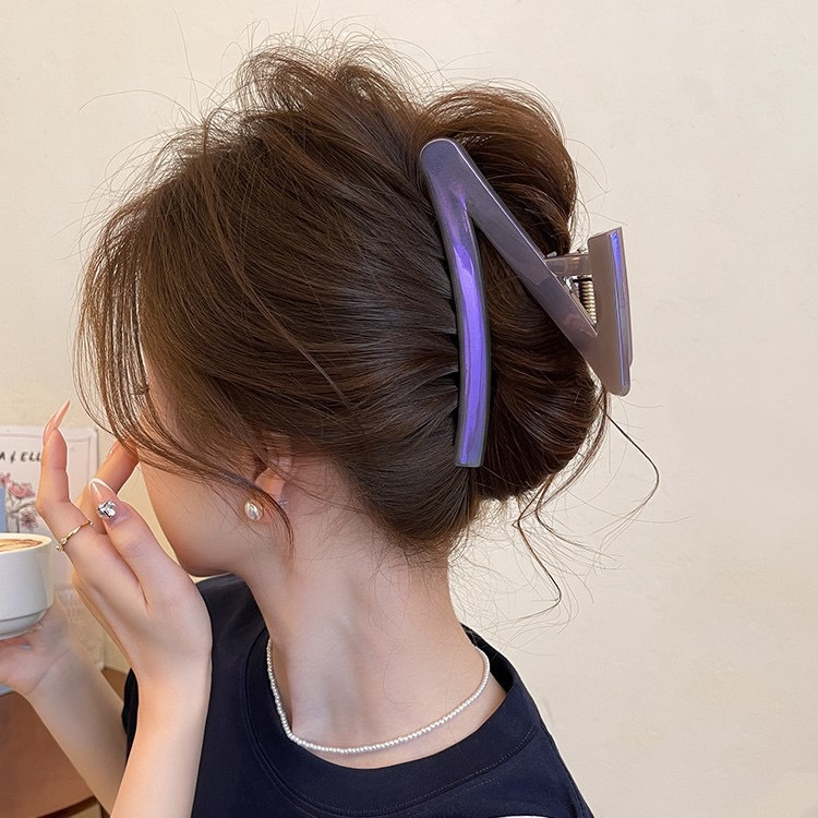 Pinza tipo tiburón extra grande de 13 cm, elegante y resistente