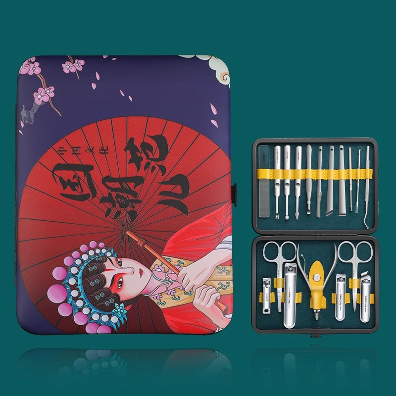 Herramientas de manicure para hombres y mujeres, herramientas de manicure, herramientas de cortador de uñas, cucharas de orejas, alicates de uñas, cortadoras de uñas, set de pedicura