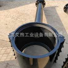 异径管马鞍三通管卡 大直径哈夫变径三通 加长型鞍形法兰嫁接三通