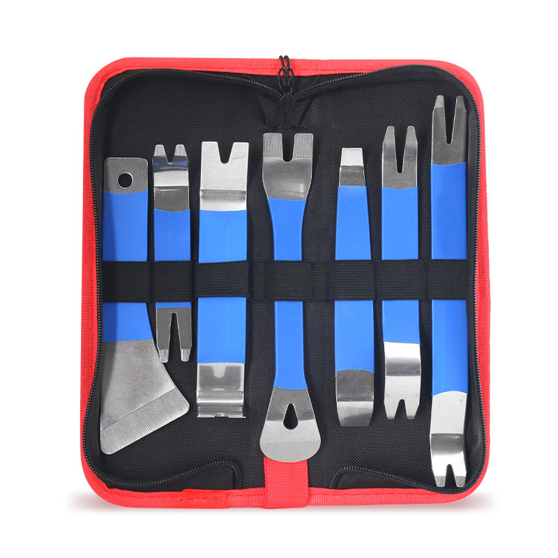 Stainless Steel Pry Tool for Car Dashboard Navigation Audio System Disassembly, Door Panel Clip Remover, Interior Panel Pry Tool