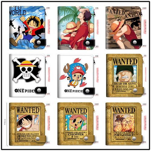 Collection of One Piece) high-quality supply manufacturers factory animation cartoon game peripheral wholesale card bag coin purse