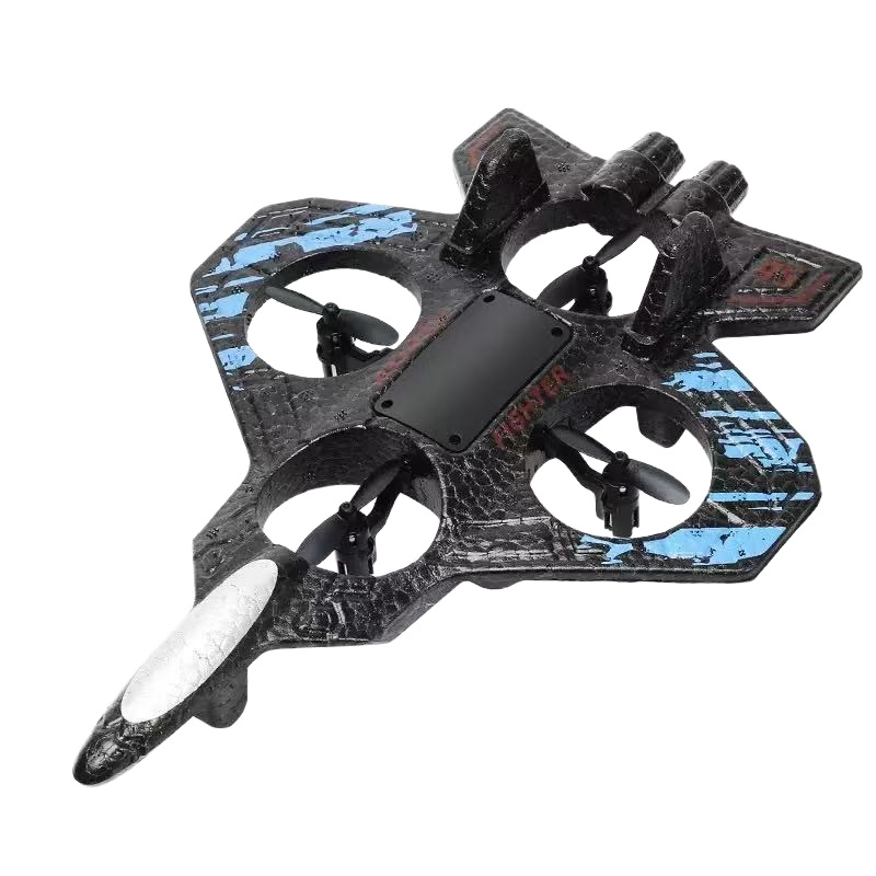 Avión de espuma de control remoto transfronterizo cuadricóptero caza acrobacias drones juguetes para niños estudiantes primarios