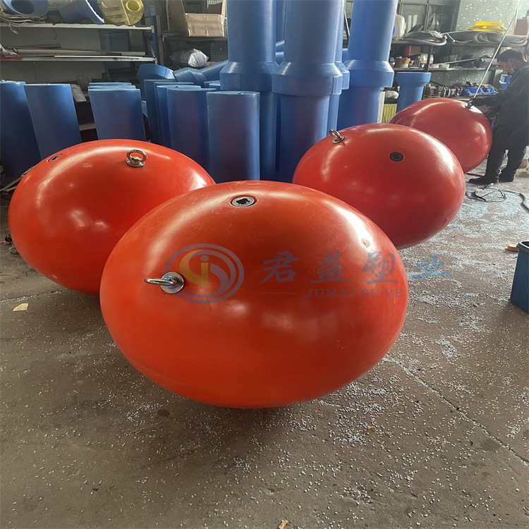 批发海上60公分塑料浮球，海上警示浮标球，圆形浮体