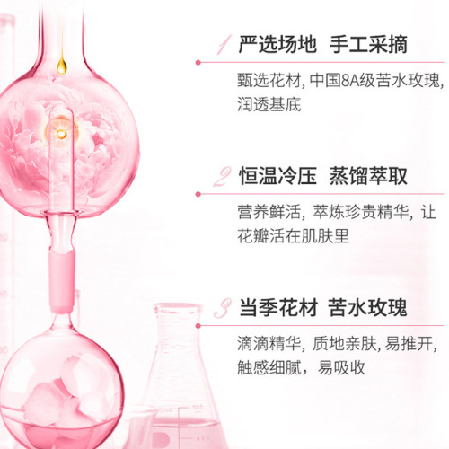 Damascus Rose Hydrosol Hydrating Flower Water Highly Moisturizing Toner Oil Controlling Brightening Spray Water Hydrosol Wholesale