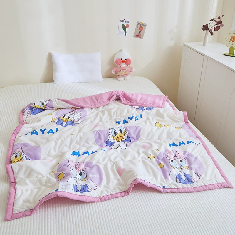 Детское летнее одеяло Disney, летнее экспортное одеяло, детское одеяло для детского сада, хлопок с рисунком, мягкий.