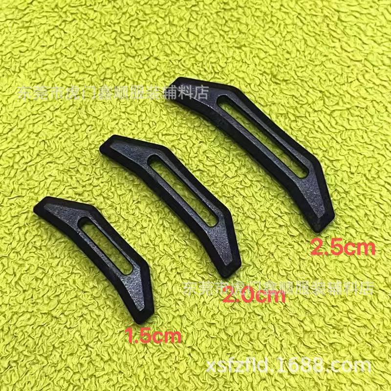 Multi-Size Plastic Boat-Shaped Webbing Buckle, Tactical Backpack Mounting Connection Buckle, T-Shaped Hanging Buckle, Outdoor Luggage D Buckle