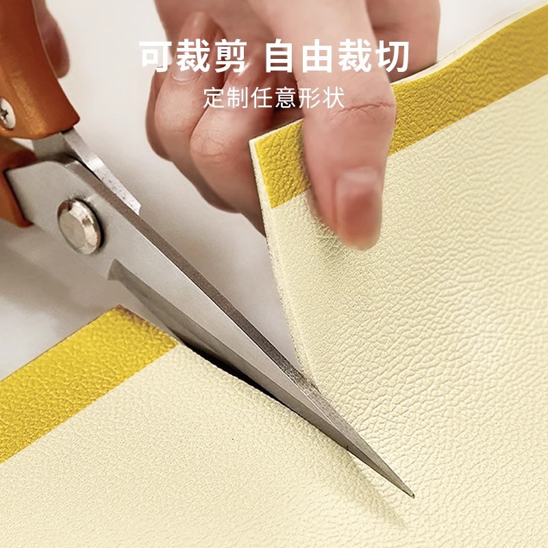 キッチンマット滑り止め防油は、洗濯フリー専用のフロアマット防水汚れに強い家庭用皮革pvcカーペットを拭くことができる