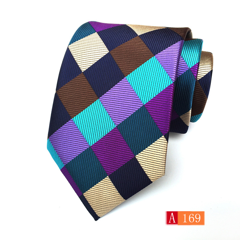 FUENTE fabricante poliéster jacquard material de los hombres corbata flor grande oreja moda corbata de moda en stock al por mayor