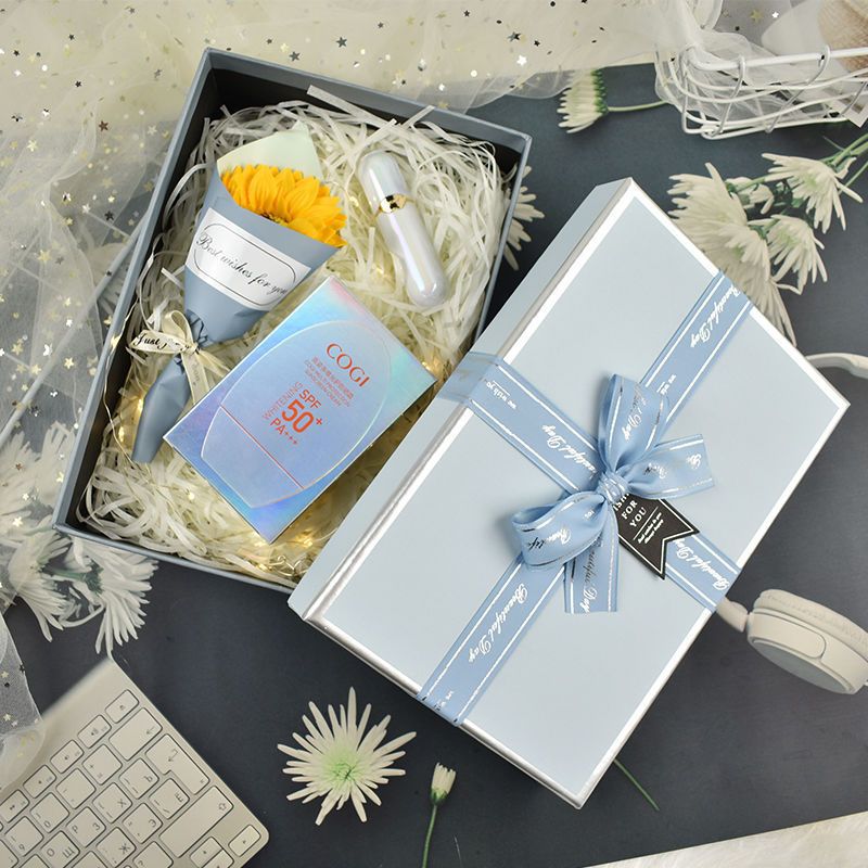 【包邮】礼盒生日礼物包装盒精致送男女朋友高级感口红化妆品装礼