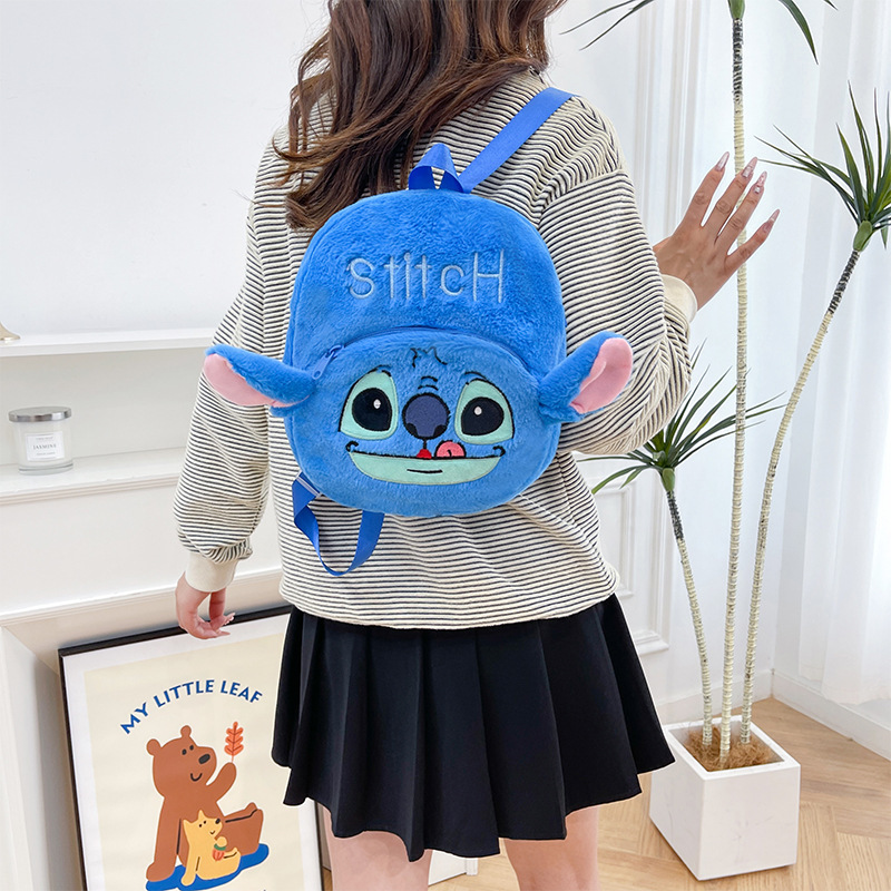 新しいスタイルのステッチ子供の負担軽減醜いかわいいぬいぐるみバックパックミニギフトクロスボーダー卸売|undefined