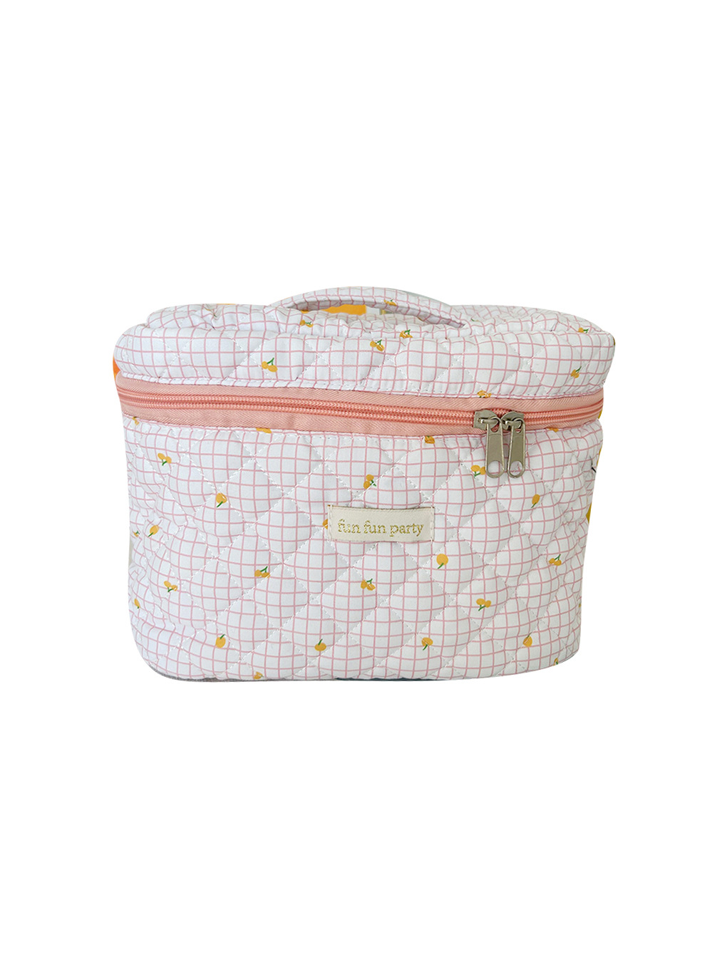 Coreano ins estilo floral bolsa de cosméticos lindo nicho de gran capacidad de almacenamiento de artículos de tocador bolsa de viaje Portátil Bolsa de cosméticos