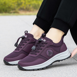 Autumn middle-aged and elderly walking shoes lightweight breathable health shoes non-slip soft bottom mother shoes sneaker factory direct sales