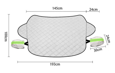 Car Roof – Car snow shield - elastic-style-with-ears