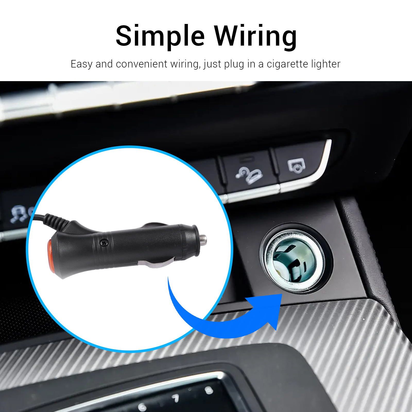 Cross-border 5inch HD AHD Car Monitor Digital Wireless Single-Channel Video Input Reverse Rearview Camera
