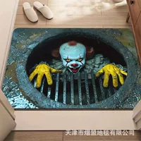 Напольные коврики серии Amazon Clown для домашнего входа, грязеотталкивающие, износостойкие дверные коврики, противоскользящие коврики для ванной комнаты, оптовая продажа
