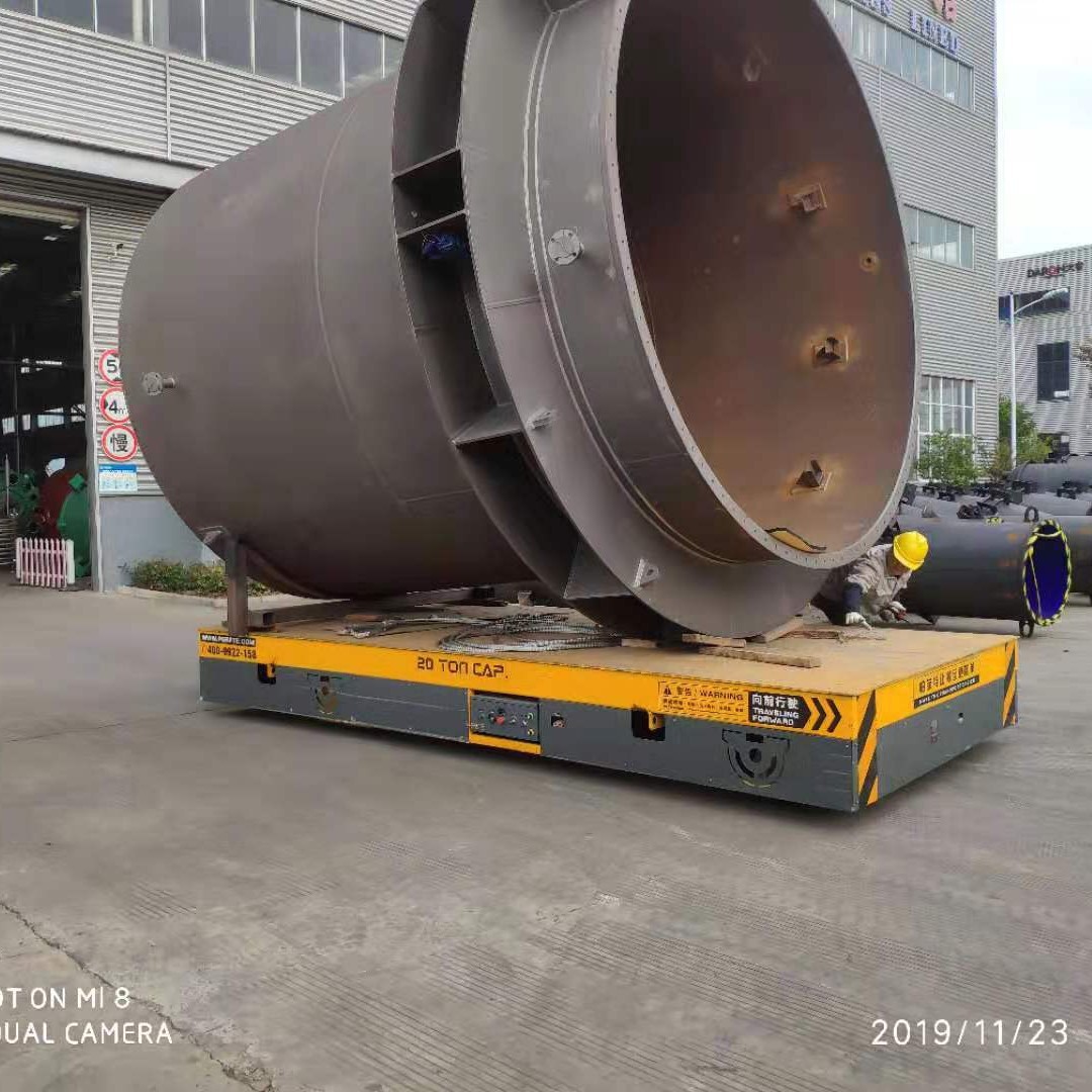 帕菲特 3吨舞台移动平板车蓄电池无轨搬运车电动遥控地平车