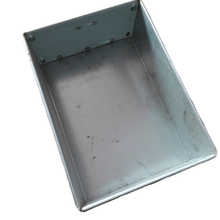 厂家批发镀锌板周转金属白铁皮仓储工具加厚耐用铁箱工具箱