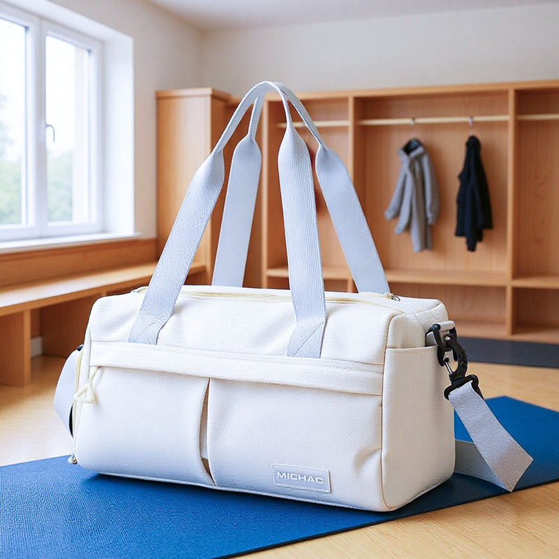 Summer New Small Gym Bag Women's Dry and Wet Separate Shoulder Bag Sports Bag Yoga Bag Shoe Bin Luggage Bag Printed logo