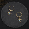 Retro earrings, European style, wholesale