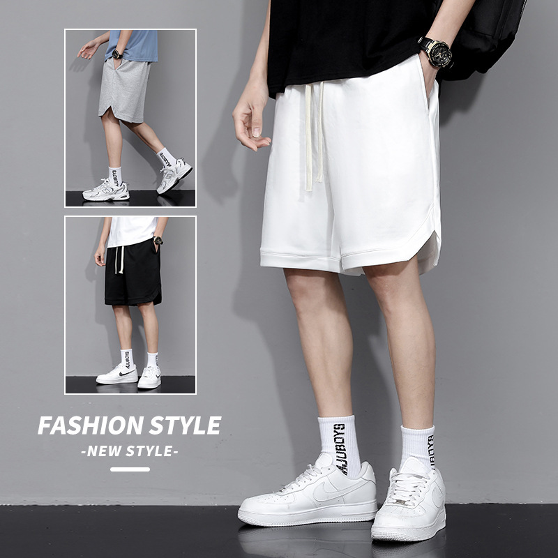 Shorts men's summer casual pants straight loose fifth pants boys men's basketball pants Sports men's beach pants