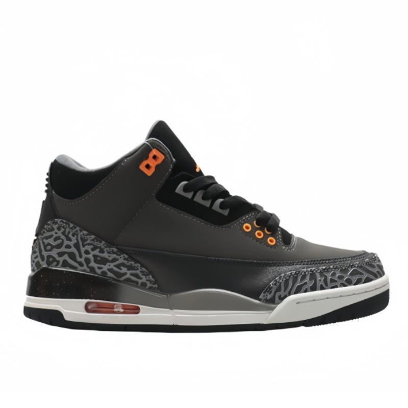 Cross-border Putian shoes Jordan AJ3 Jordan 3 White Cement Flame Red Air Cushion Non-slip Men's Basketball Sports Shoes Trendy Sneakers