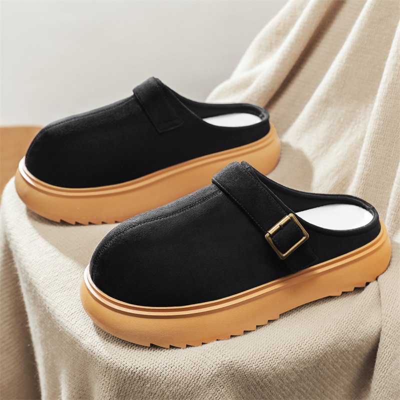 Bizcocho de suela gruesa realza la cabeza grande retro, un pie, zapatos Birkener, todo incluido para hombre, nuevos zapatos Boken de primavera 2025