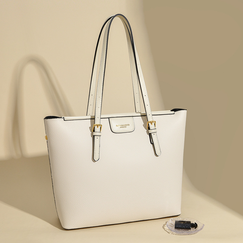 Bolso Tote de Hombro de Gran Capacidad de Cuero PU para Mujer