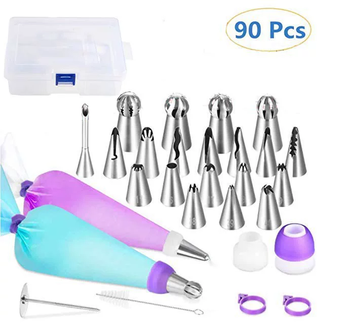 Cream tools set, spherical Korean cable ties, 90 pieces