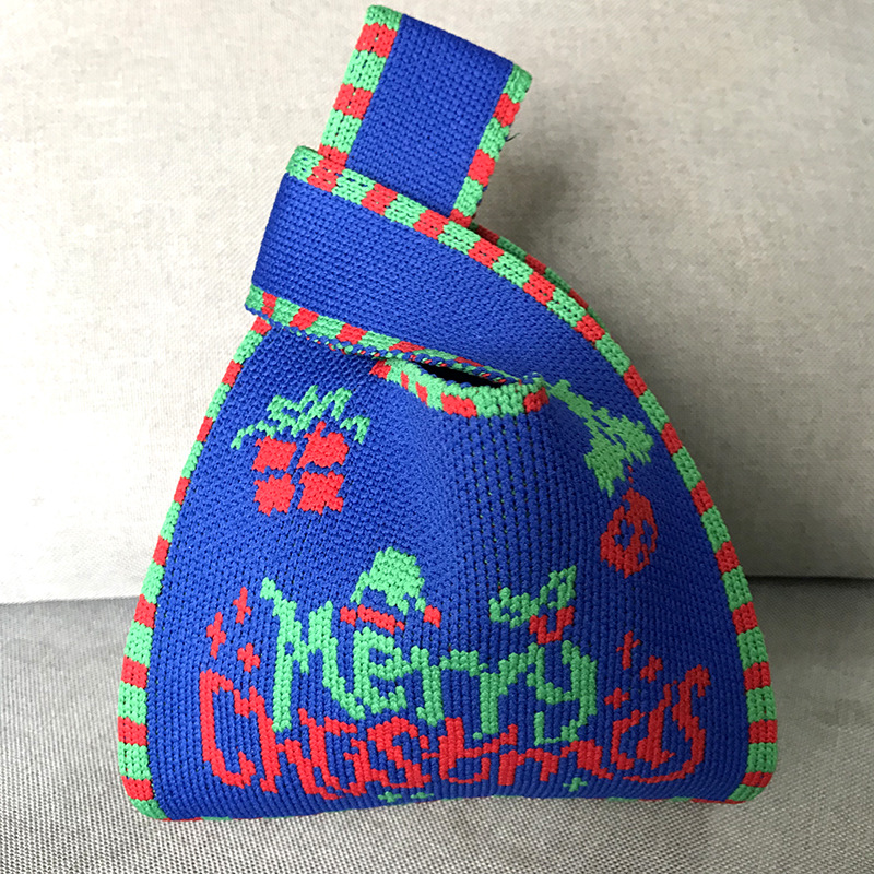 迷你圣诞字母蓝底