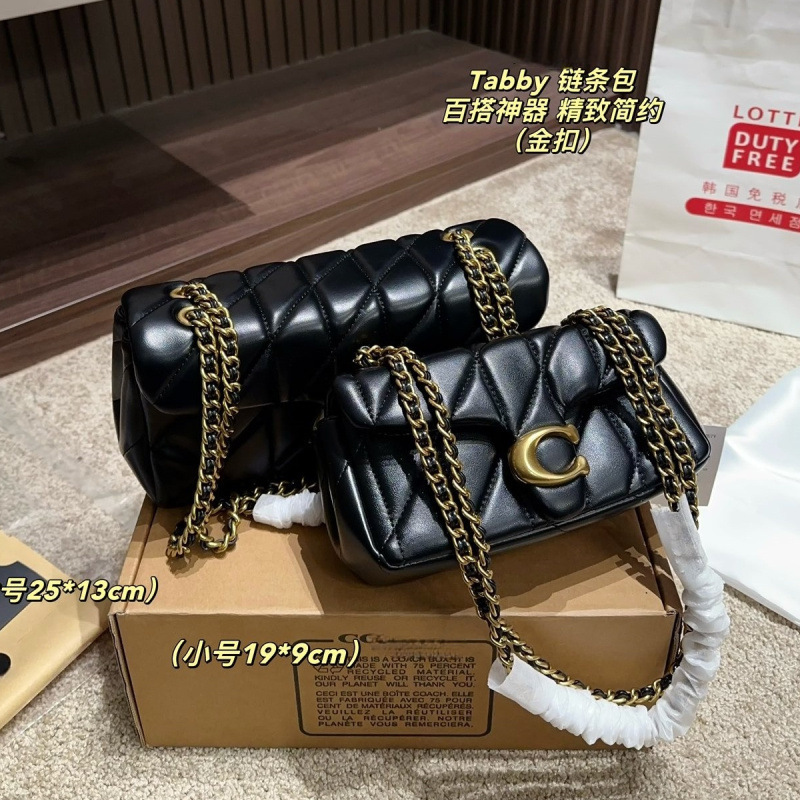 2026 New Model Tabby Quilted Chain Fashion Classic Versatile Shoulder Underarm Bag Crossbody Women's Bag