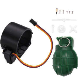 1个 颜色：图片色 材质：塑料 无人机抛投器单发抛投器（含1弹）