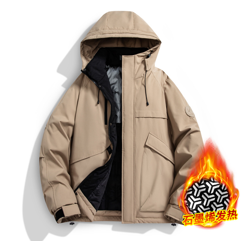 Pares de grafeno trajes de asalto ropa de algodón hombre y mujer ropa de algodón suelta pie sobre la chaqueta de algodón puede hacer LOGO