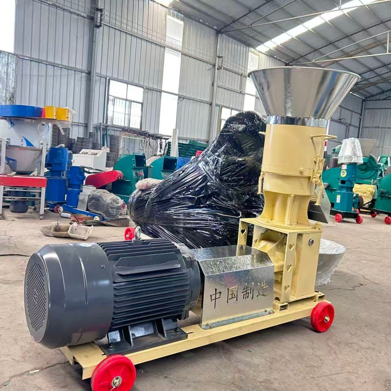 养虾饲料颗粒机 玉米粉豆饼饲料颗粒机 花生秧草粉饲料颗粒机设备