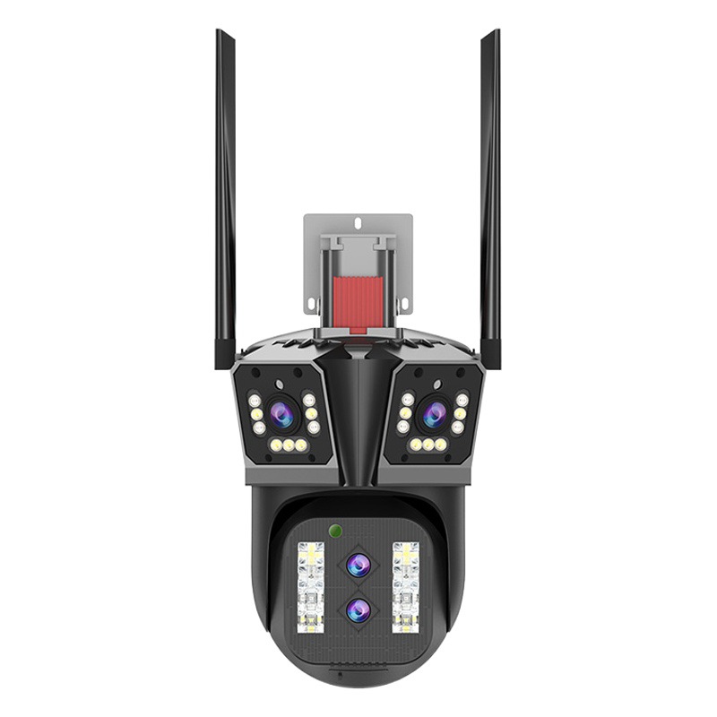 Monitor panorámico de 360 grados inalámbrico WiFi cámara de cuatro ojos teléfono móvil remoto al aire libre HD cámara de vigilancia