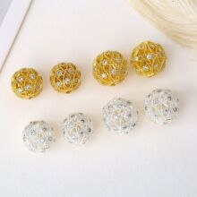 ��ɫ18K�����U�ջ���A�������ɢ��diy����朴����Ʒ�����