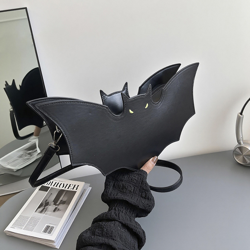 Borsa a tracolla halloween pipistrello per donna alla moda_voghion.com