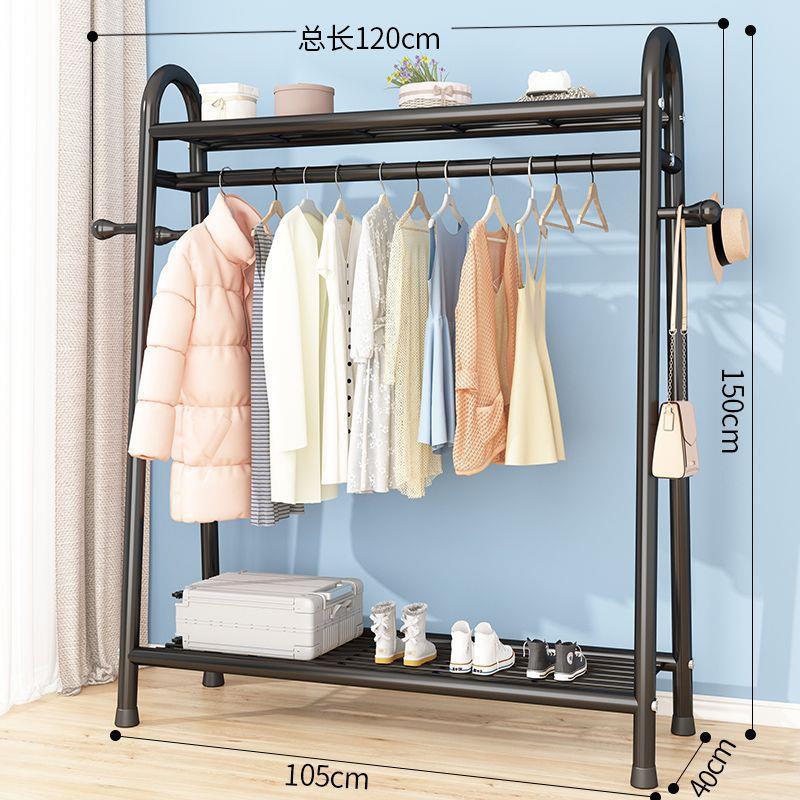 120cm 상하 이중망 블랙 + 코트고리